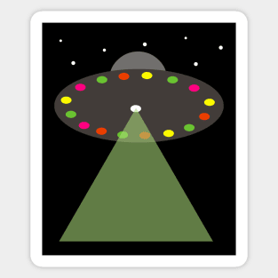 Minimalist Ufo Sticker